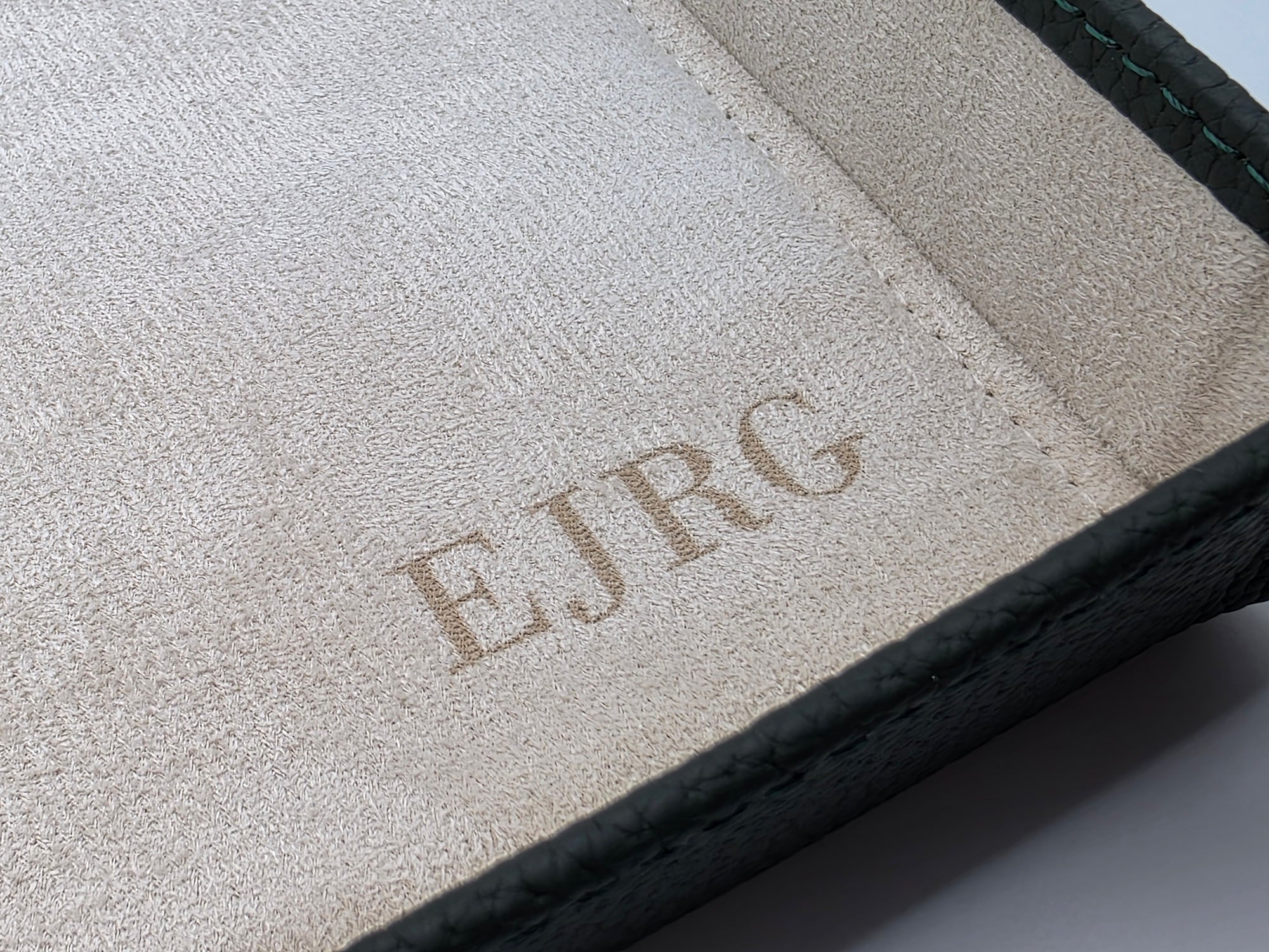 A Timeless Display personalised watch roll presented as a gift