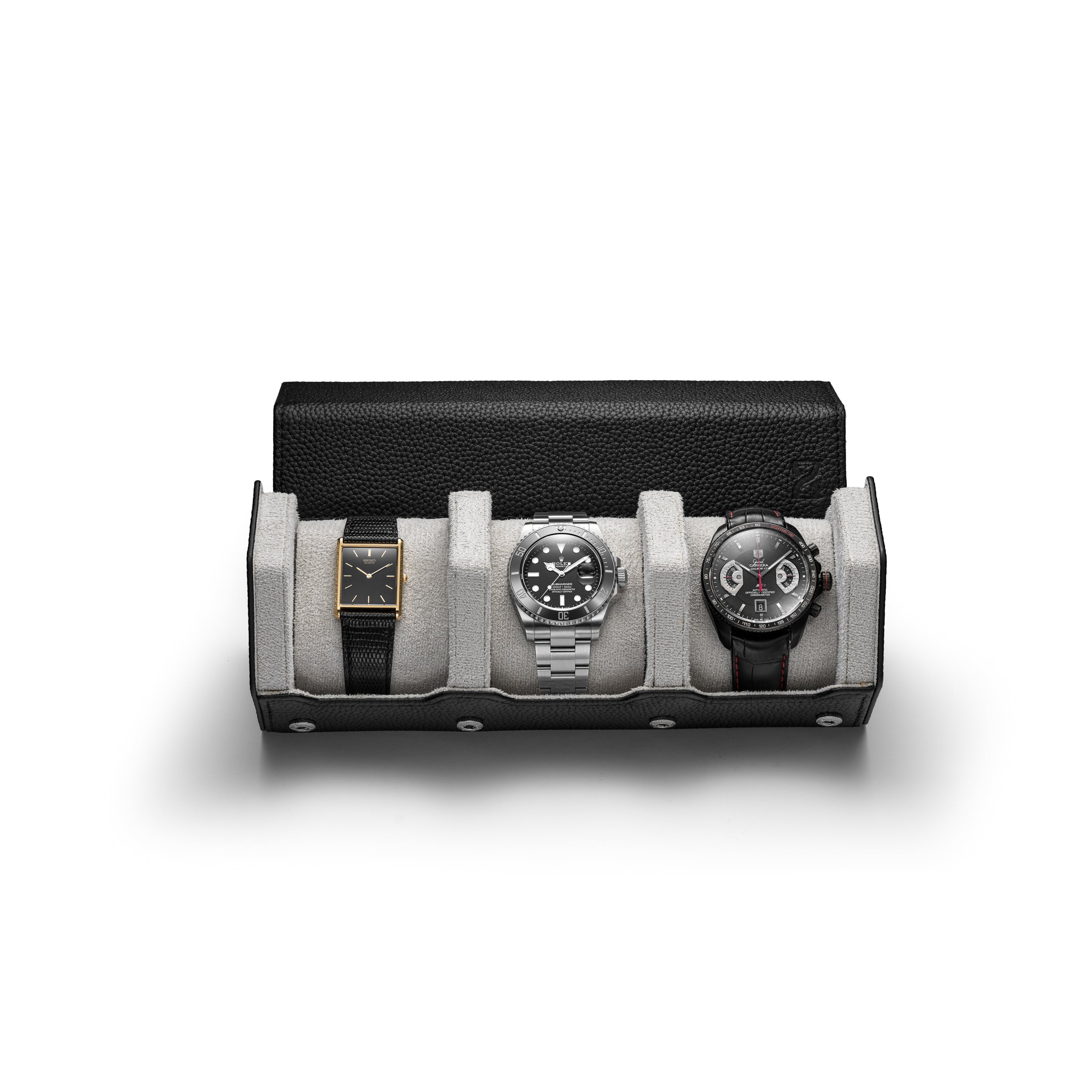Companion Leather Watch Roll (3 Watch) | Full-Grain Leather – Timeless ...